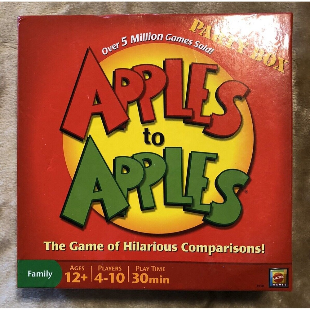 Apples To Apples Game Family Party Box 12+ 4-10 Players New Open Box